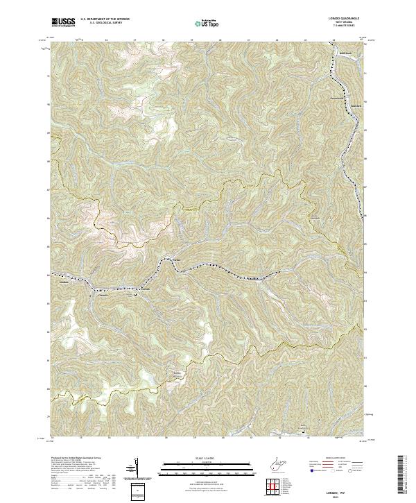 Lorado topographic map thumbnail