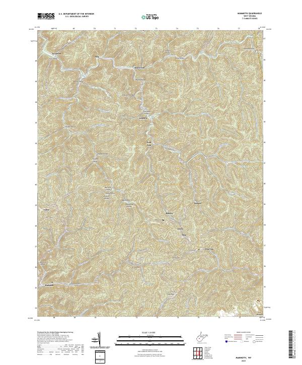 Mammoth topographic map thumbnail