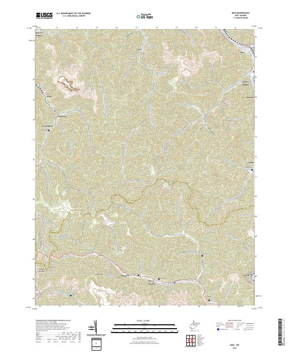 Man topographic map thumbnail