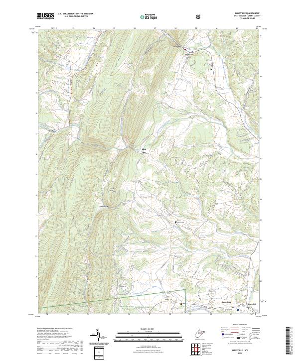 Maysville topographic map thumbnail