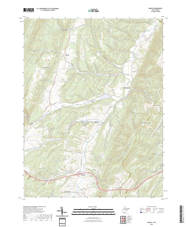 Medley topographic map thumbnail