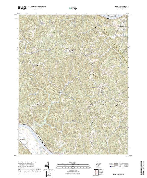 Mount Alto topographic map thumbnail