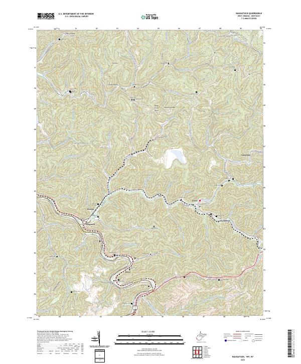 Naugatuck topographic map thumbnail