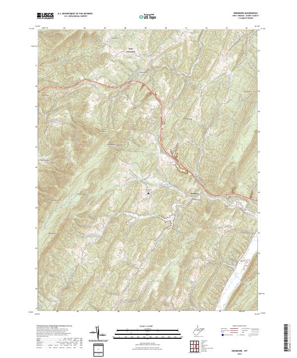 Needmore topographic map thumbnail