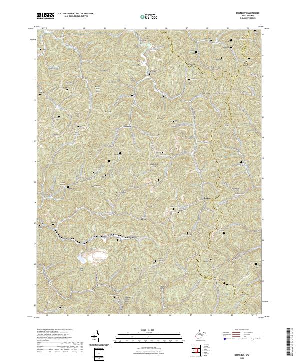 Nestlow topographic map thumbnail