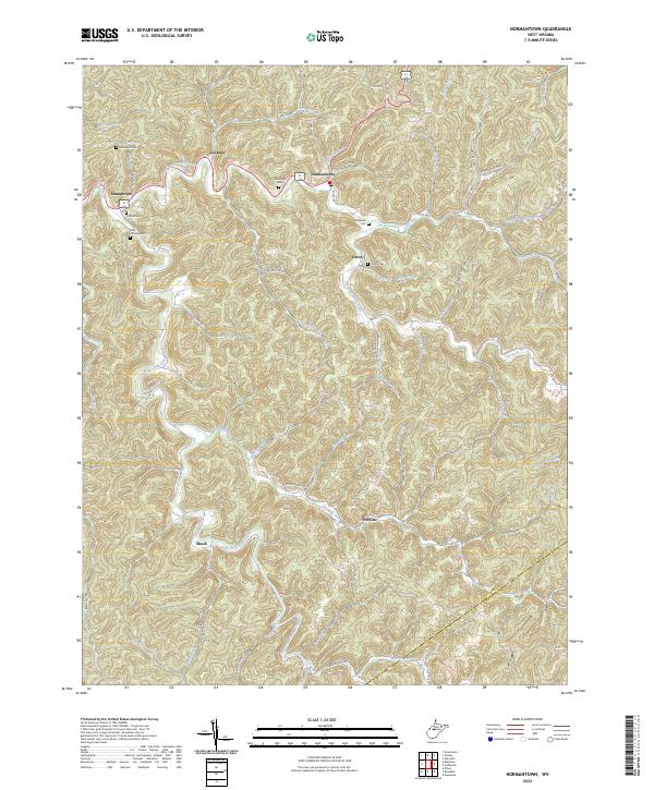 Normantown topographic map thumbnail