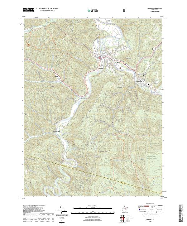 Parsons topographic map thumbnail