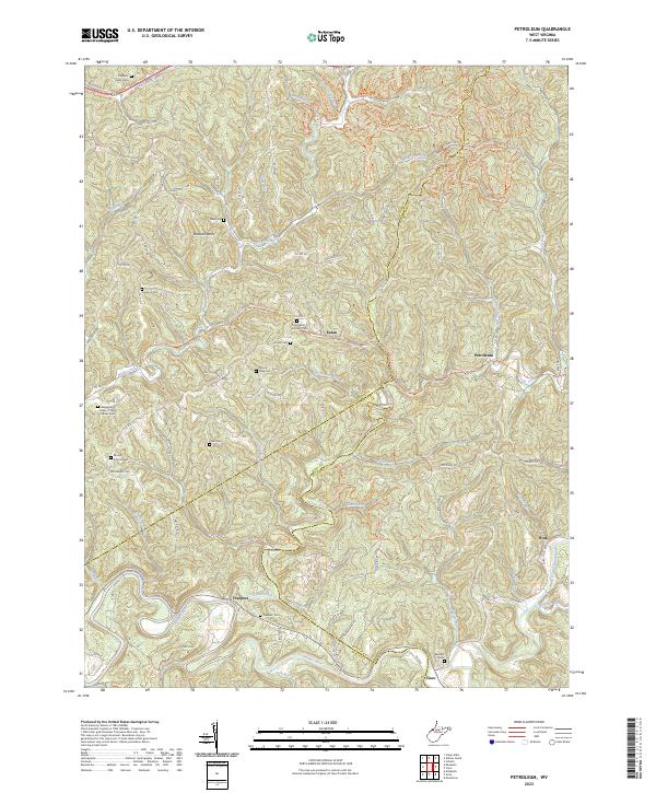 Petroleum topographic map thumbnail