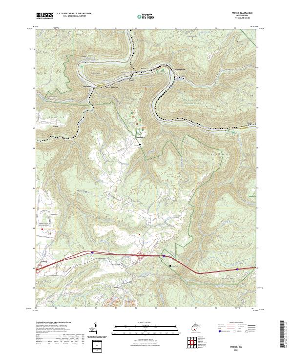 Prince topographic map thumbnail