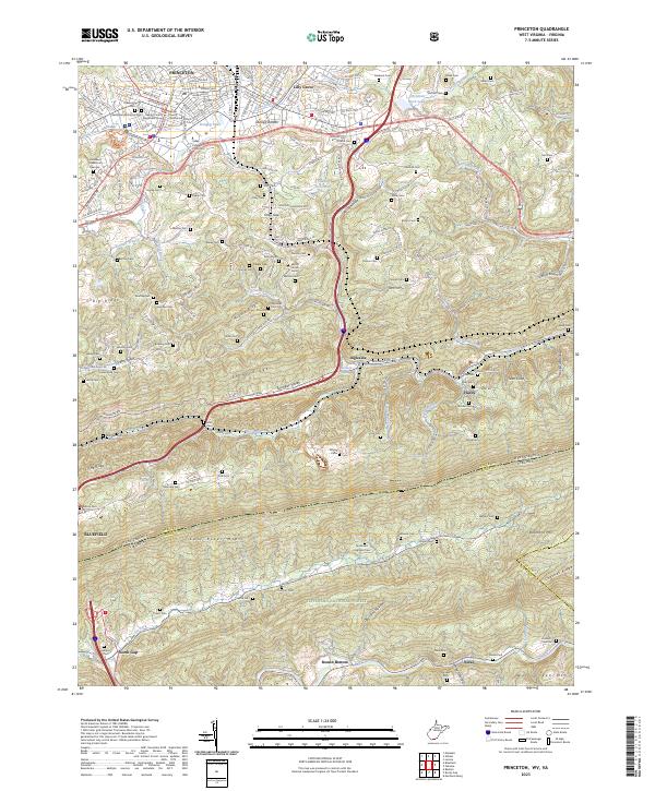 Princeton topographic map thumbnail