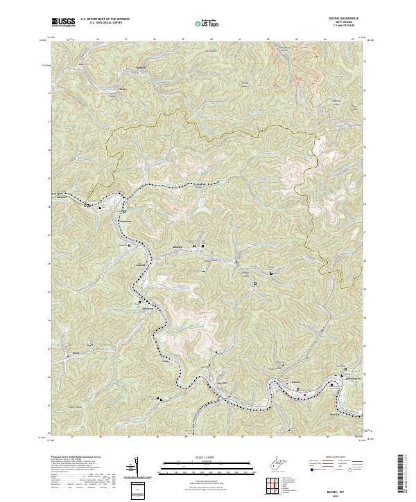 Racine topographic map thumbnail