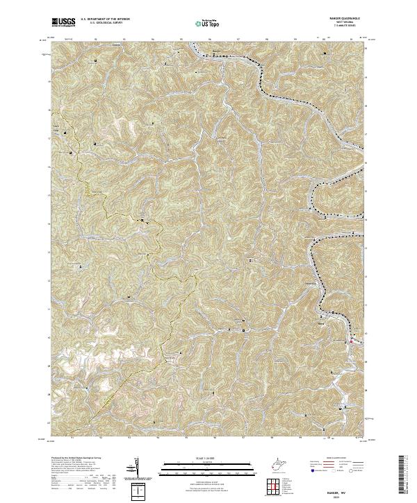 Ranger topographic map thumbnail