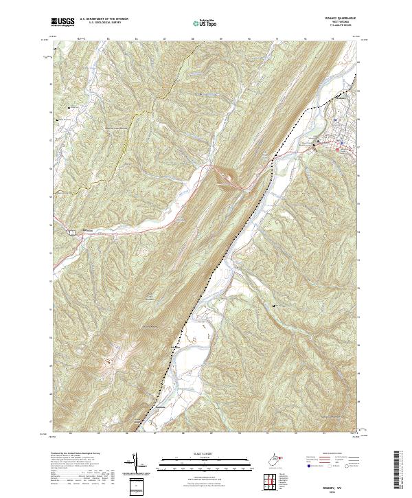 Romney topographic map thumbnail