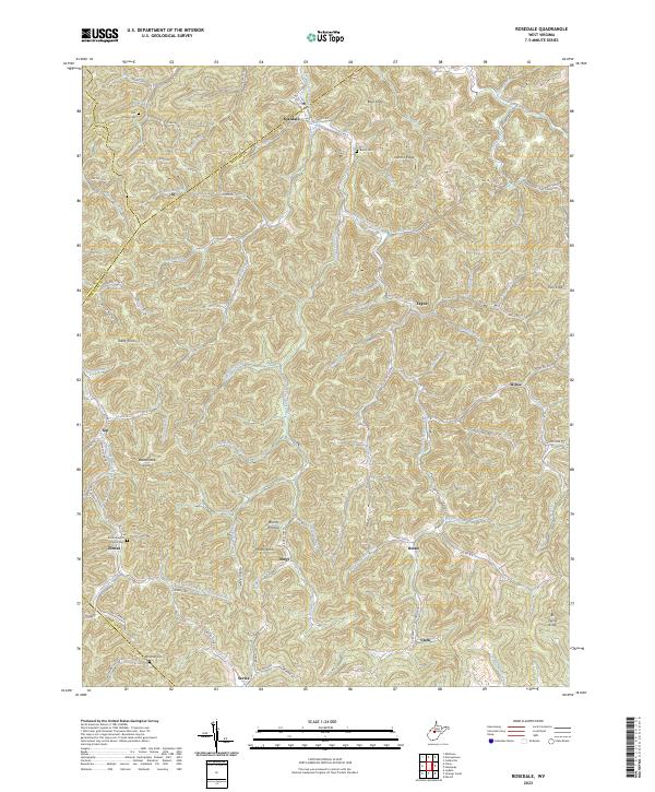 Rosedale topographic map thumbnail