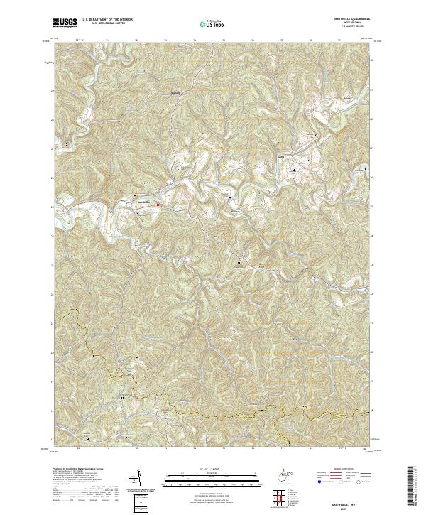 Smithville topographic map thumbnail