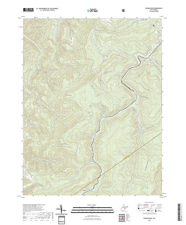 Snyder Knob topographic map thumbnail
