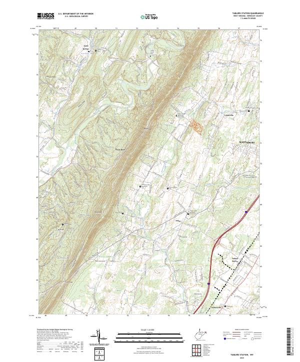 Tablers Station topographic map thumbnail