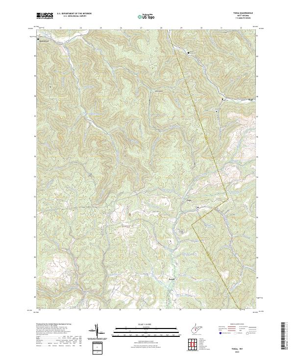 Tioga topographic map thumbnail