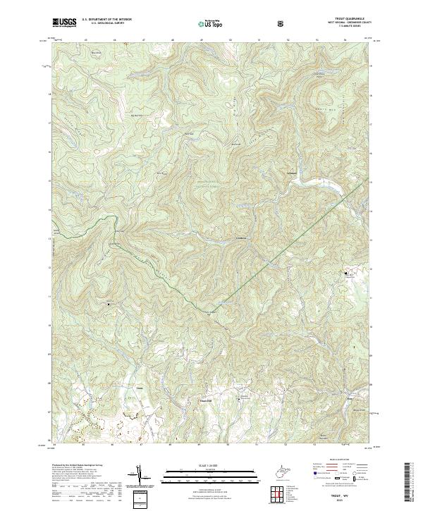 Trout topographic map thumbnail