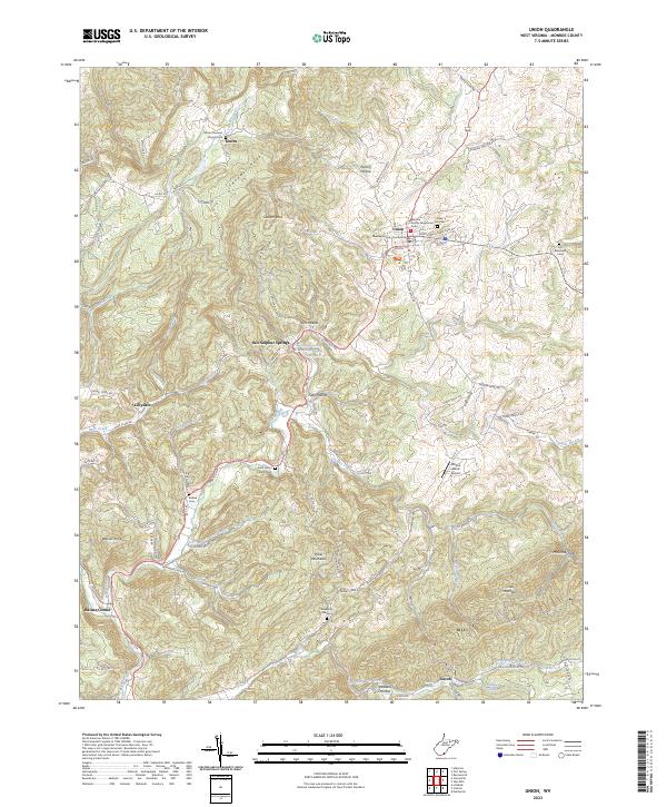 Union topographic map thumbnail