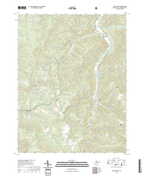Valley Head topographic map thumbnail