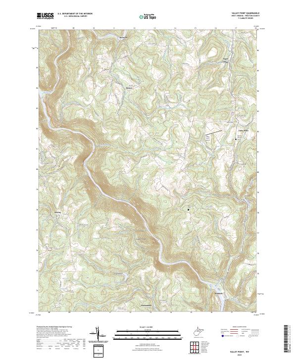 Valley Point topographic map thumbnail
