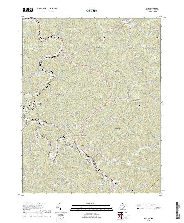 Webb topographic map thumbnail