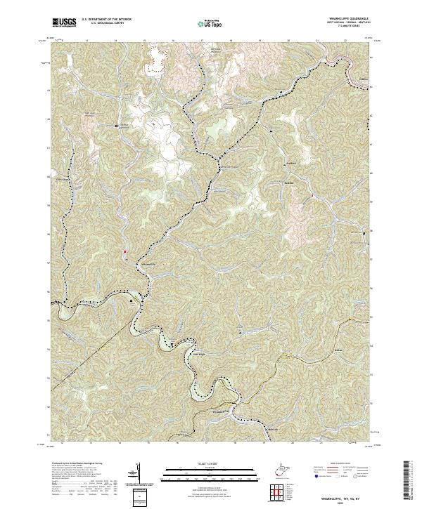 Wharncliffe topographic map thumbnail