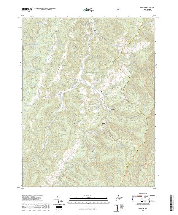 Whitmer topographic map thumbnail