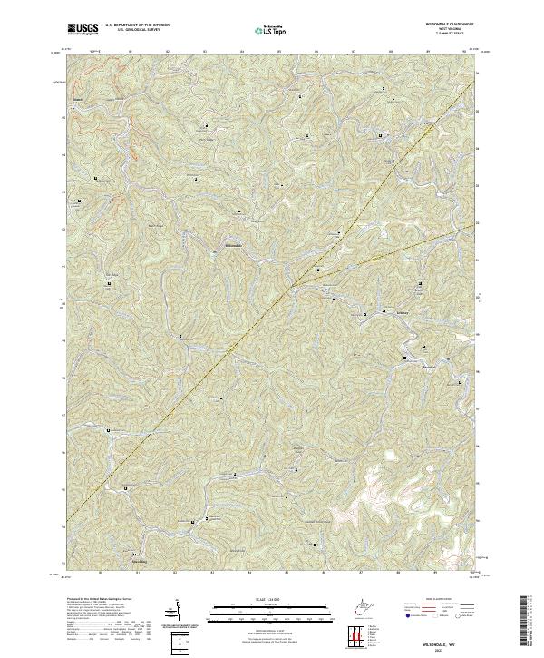 Wilsondale topographic map thumbnail
