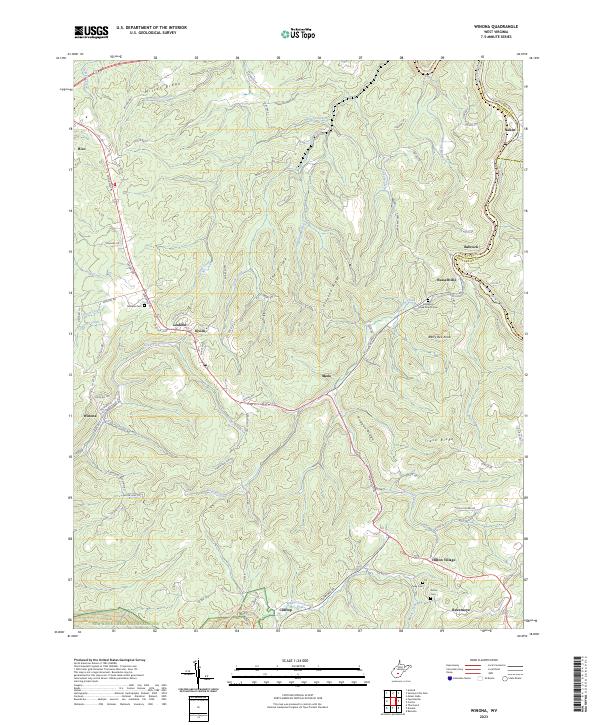 Winona topographic map thumbnail