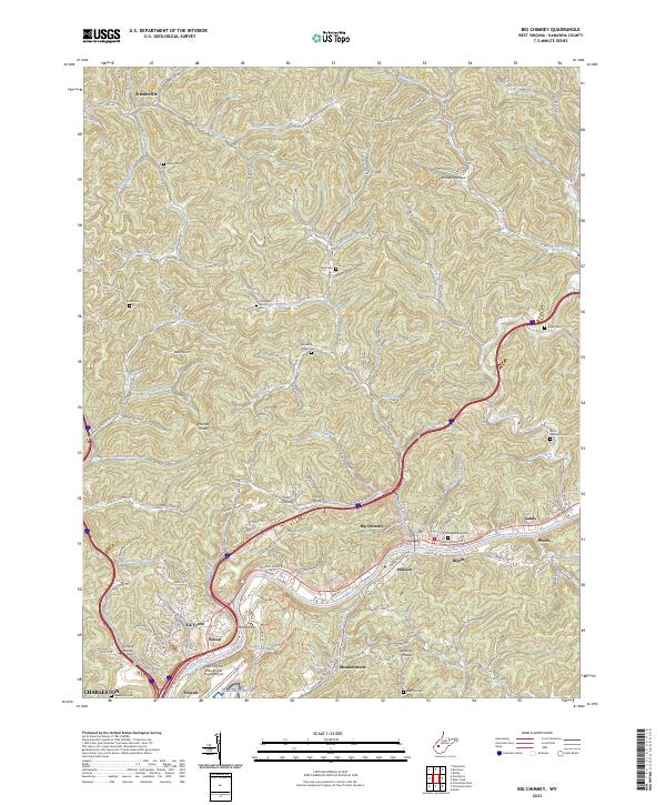Big Chimney topographic map thumbnail