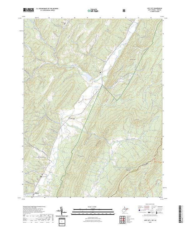 Lost City topographic map thumbnail