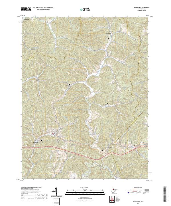 Pennsboro topographic map thumbnail