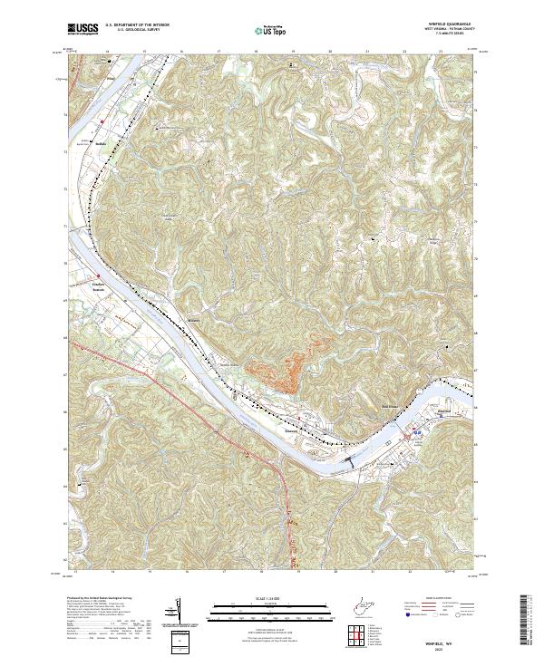 Winfield topographic map thumbnail