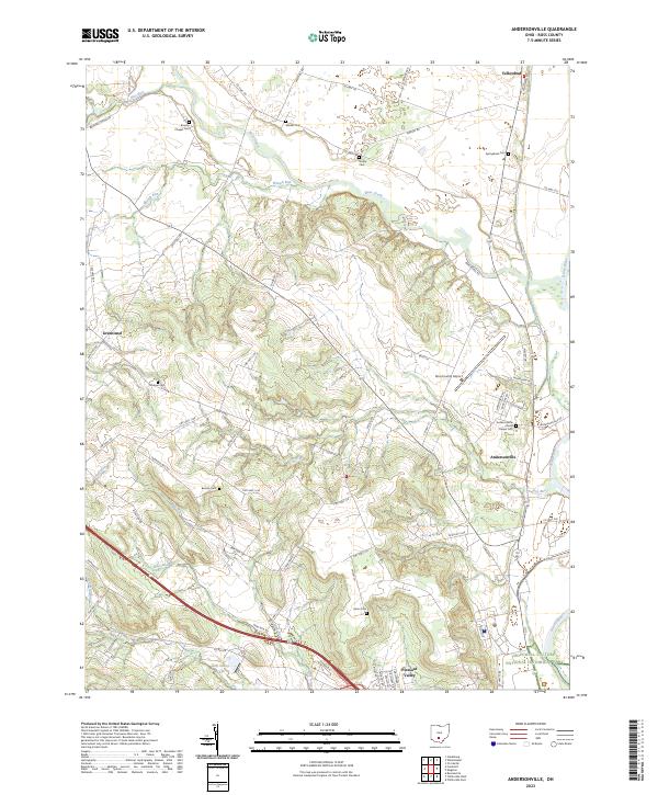 Andersonville topographic map thumbnail