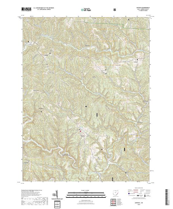 Antioch topographic map thumbnail