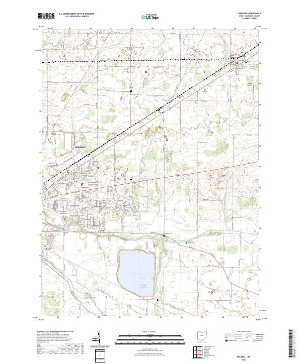 Arcadia topographic map thumbnail