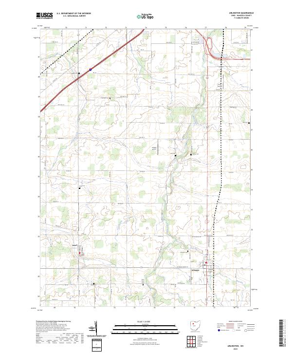 Arlington topographic map thumbnail