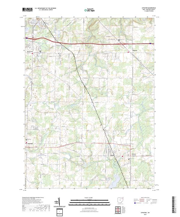 Atwater topographic map thumbnail