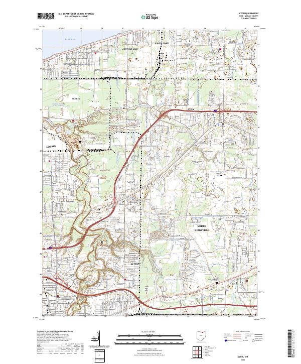 Avon topographic map thumbnail
