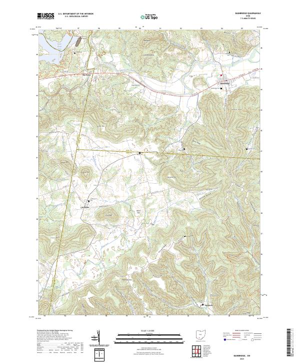 Bainbridge topographic map thumbnail
