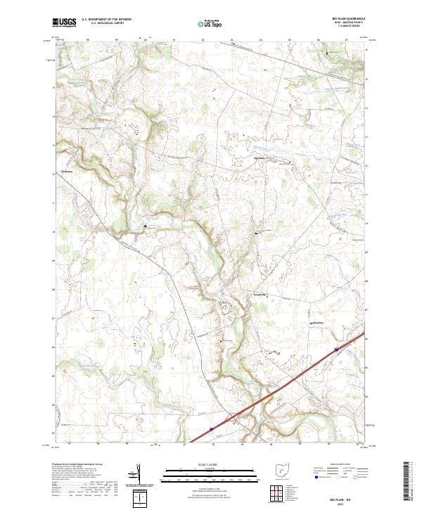 Big Plain topographic map thumbnail