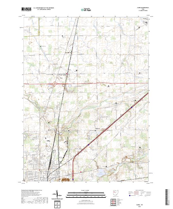 Cairo topographic map thumbnail