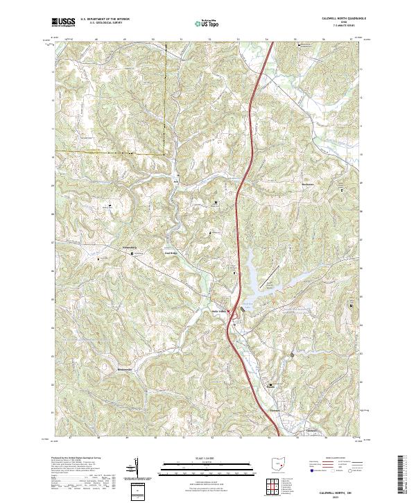 Caldwell North topographic map thumbnail