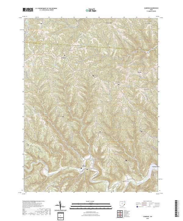 Cameron topographic map thumbnail
