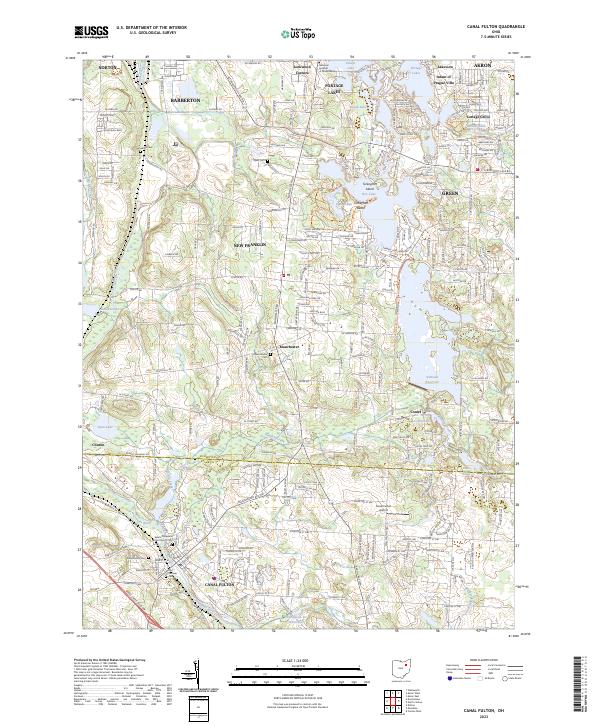 Canal Fulton topographic map thumbnail