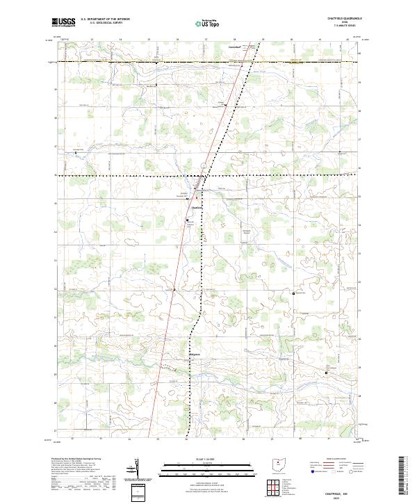 Chatfield topographic map thumbnail