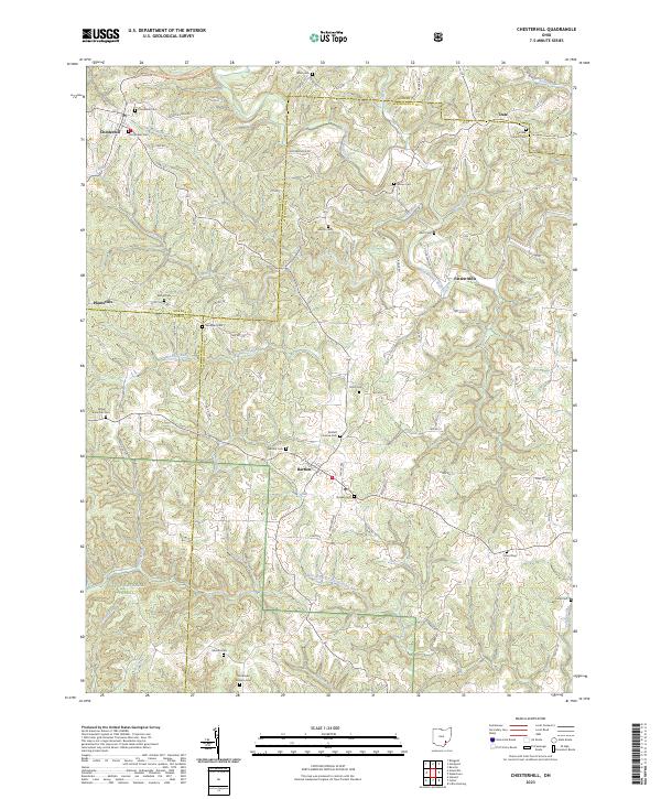Chesterhill topographic map thumbnail