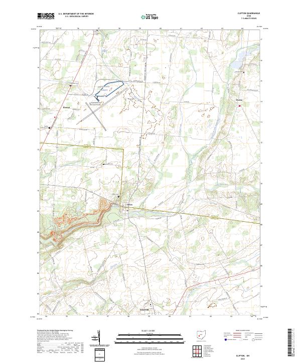 Clifton topographic map thumbnail